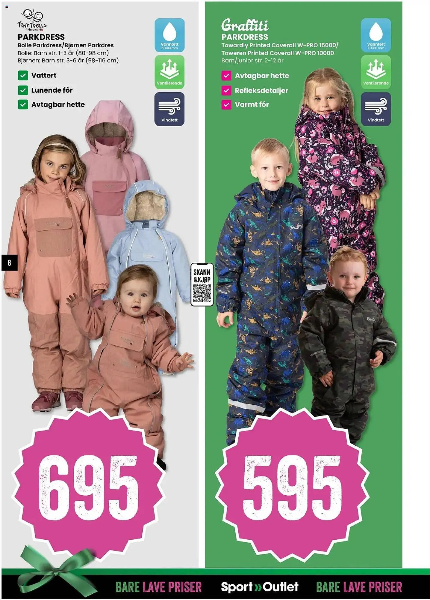 Sport Outlet kundeavis fra 2. desember til 24. desember 2025 - kundeavisside 8