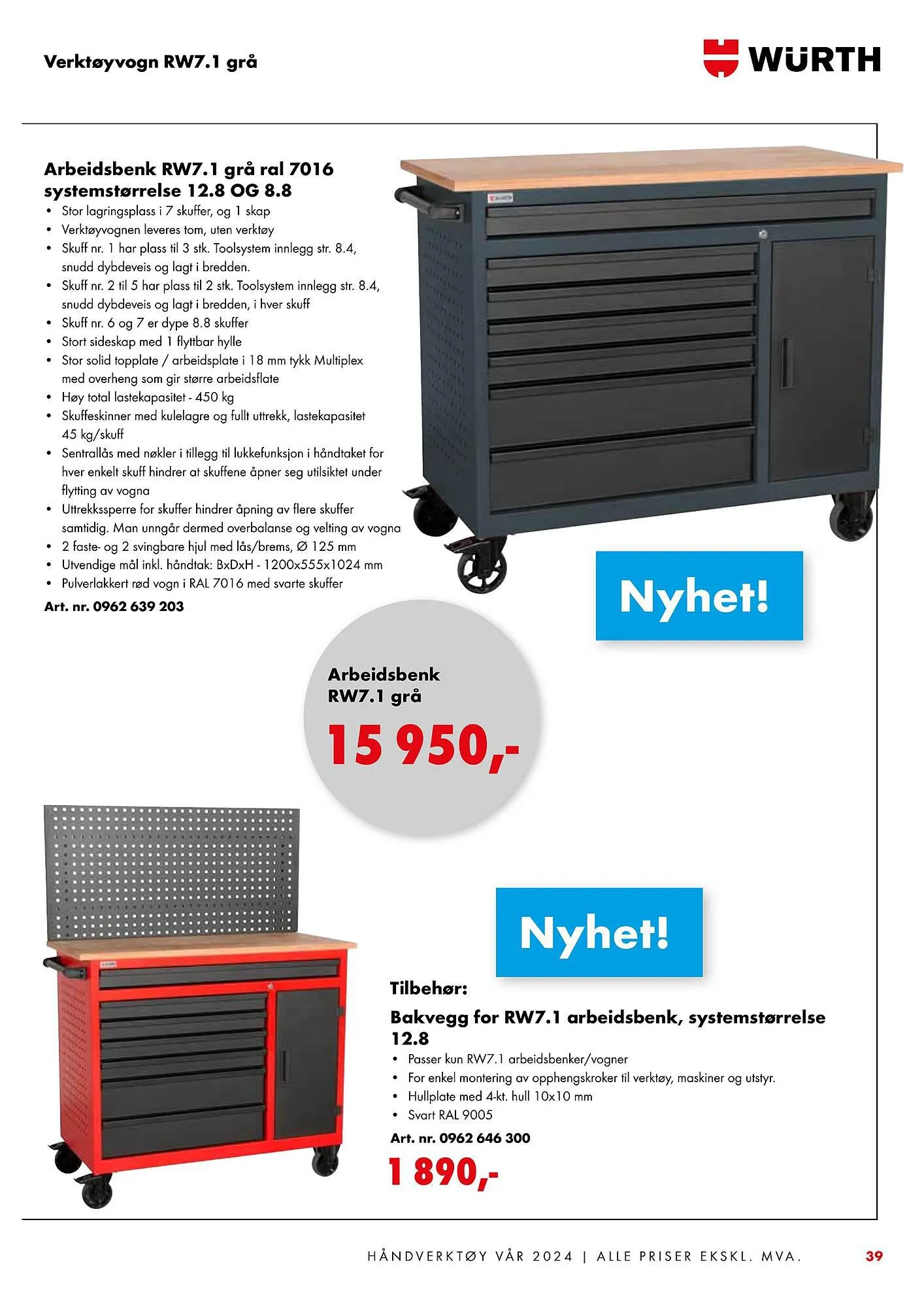 Würth Kundeavis fra 5. februar til 2. juni 2024 - kundeavisside 39