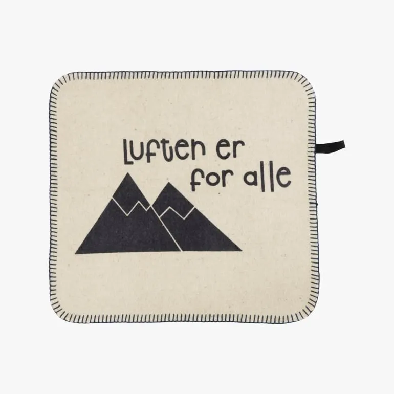 Sitteunderlag i ull, blue