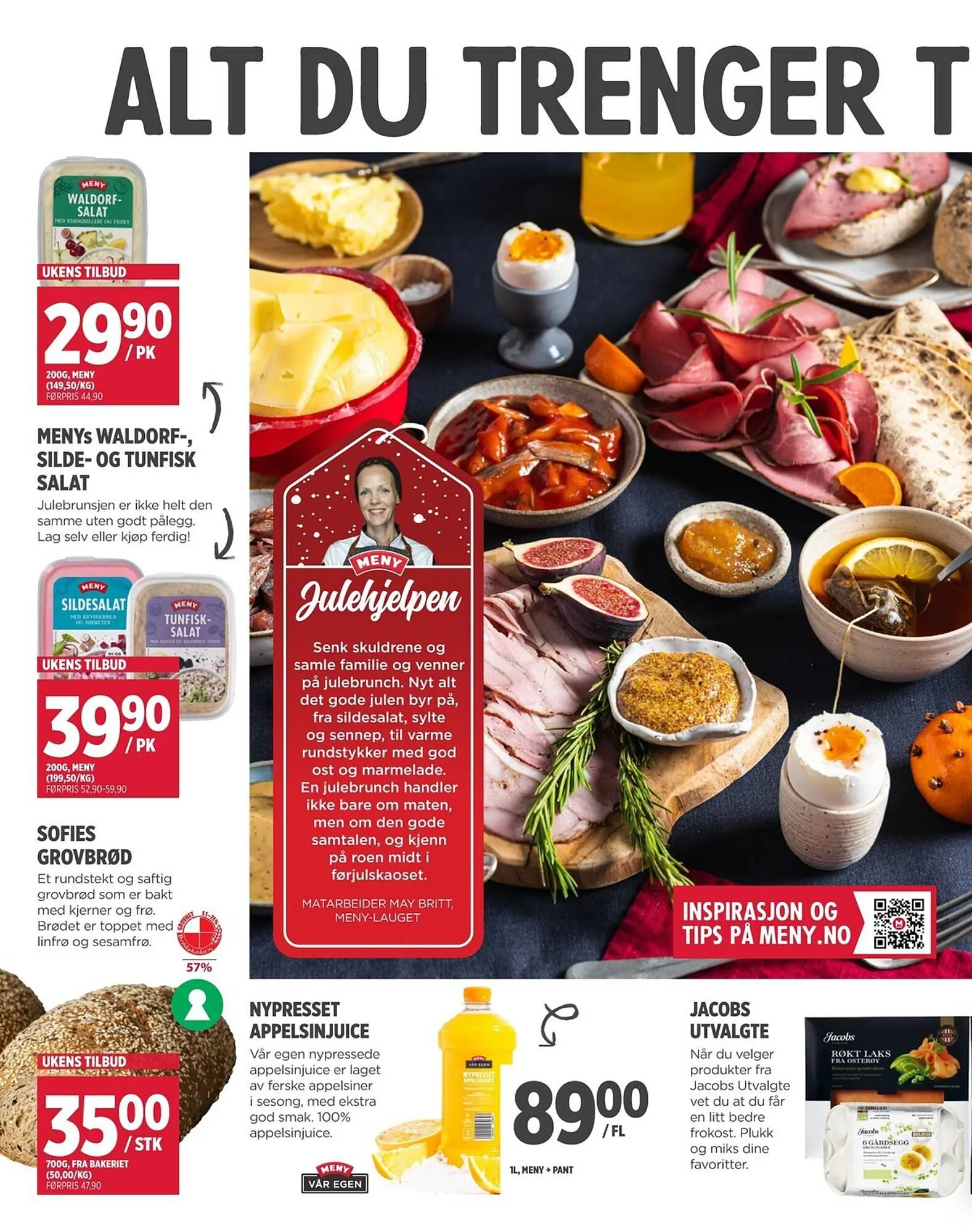 Meny kundeavis fra 7. desember til 13. desember 2025 - kundeavisside 2