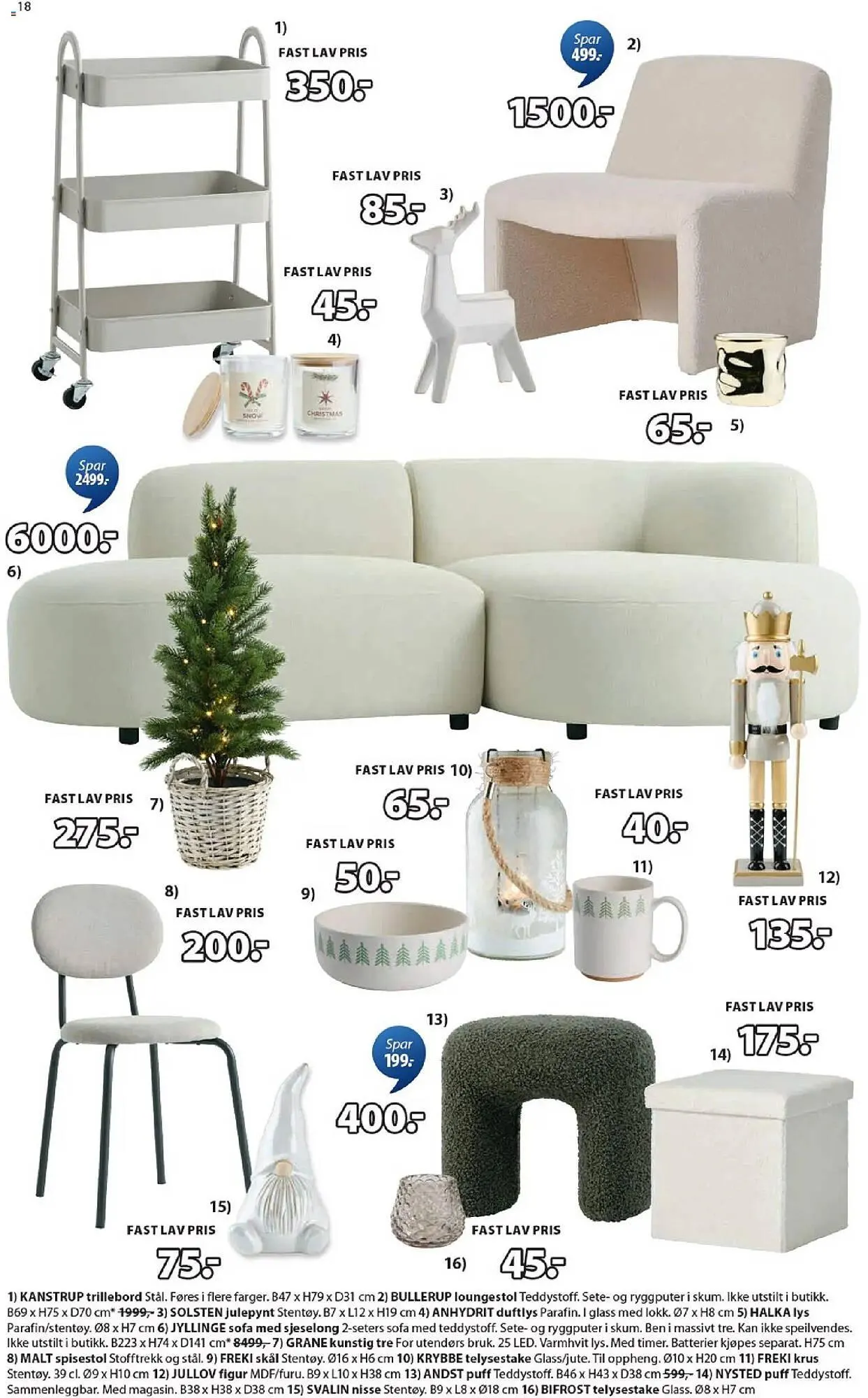 JYSK kundeavis fra 3. november til 15. november 2025 - kundeavisside 18