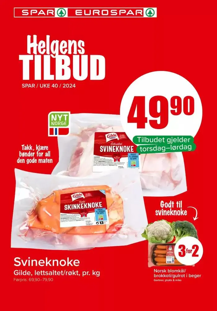 Topptilbud og rabatter fra 4. oktober til 18. oktober 2024 - kundeavisside 1