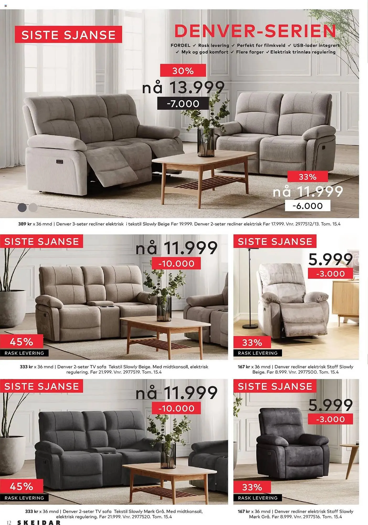 Skeidar kundeavis fra 7. april til 15. april 2026 - kundeavisside 12