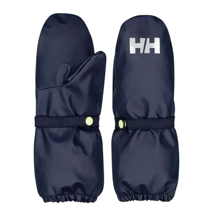 K Bergen Pu Mittens, regnvotter barn, Mørk blå