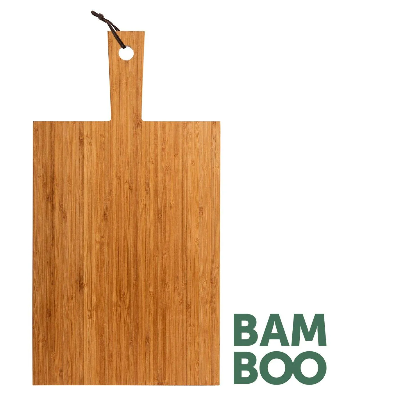 Day skjærebrett m/håndtak 47x25x1,5cm bambus