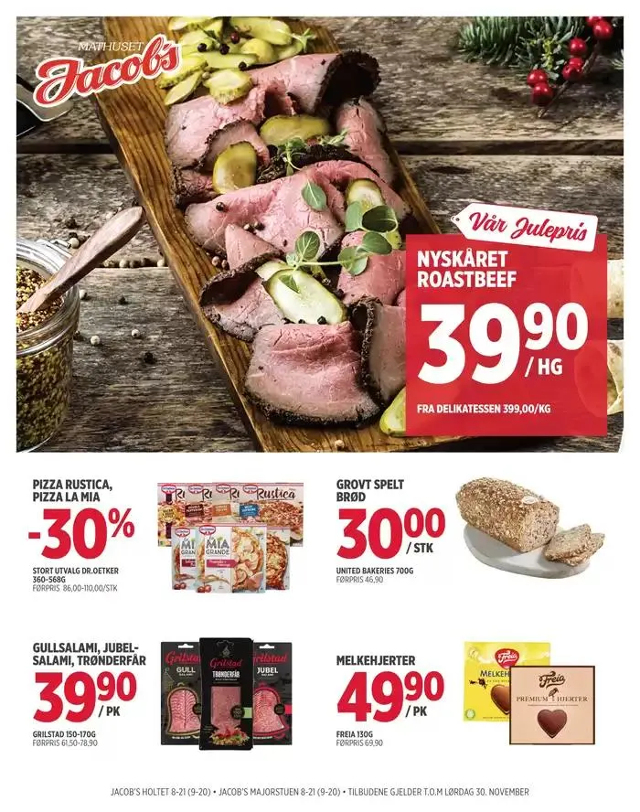 Jacobs Kundeavis fra 28. november til 12. desember 2024 - kundeavisside 2