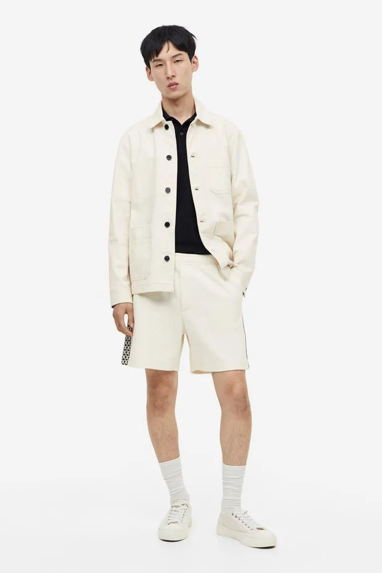 Relaxed Fit Jacquardvevd shorts