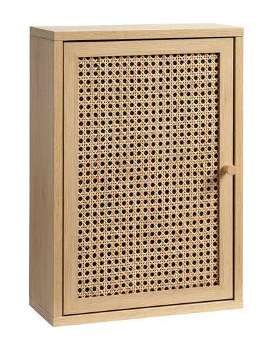 Veggskap HALMSTAD eikefarget