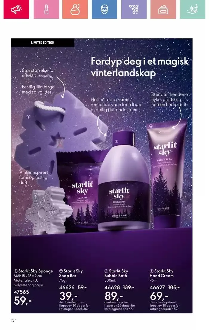 ORIFLAME Kundeavis fra 4. februar til 18. februar 2025 - kundeavisside 134