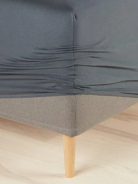 Jerseylaken JETTE 140/150x200x35cm grå