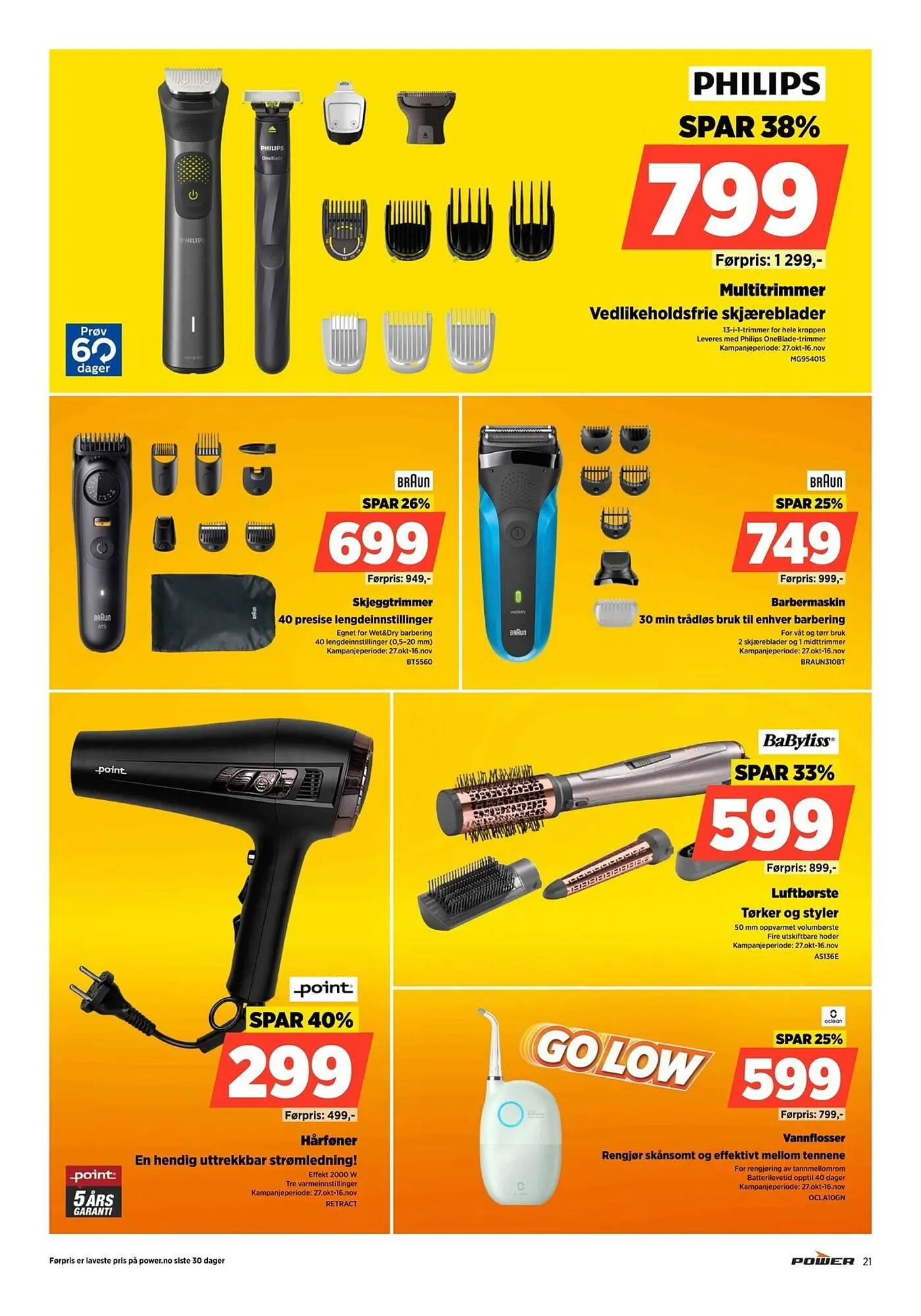 POWER kundeavis fra 3. november til 9. november 2025 - kundeavisside 21