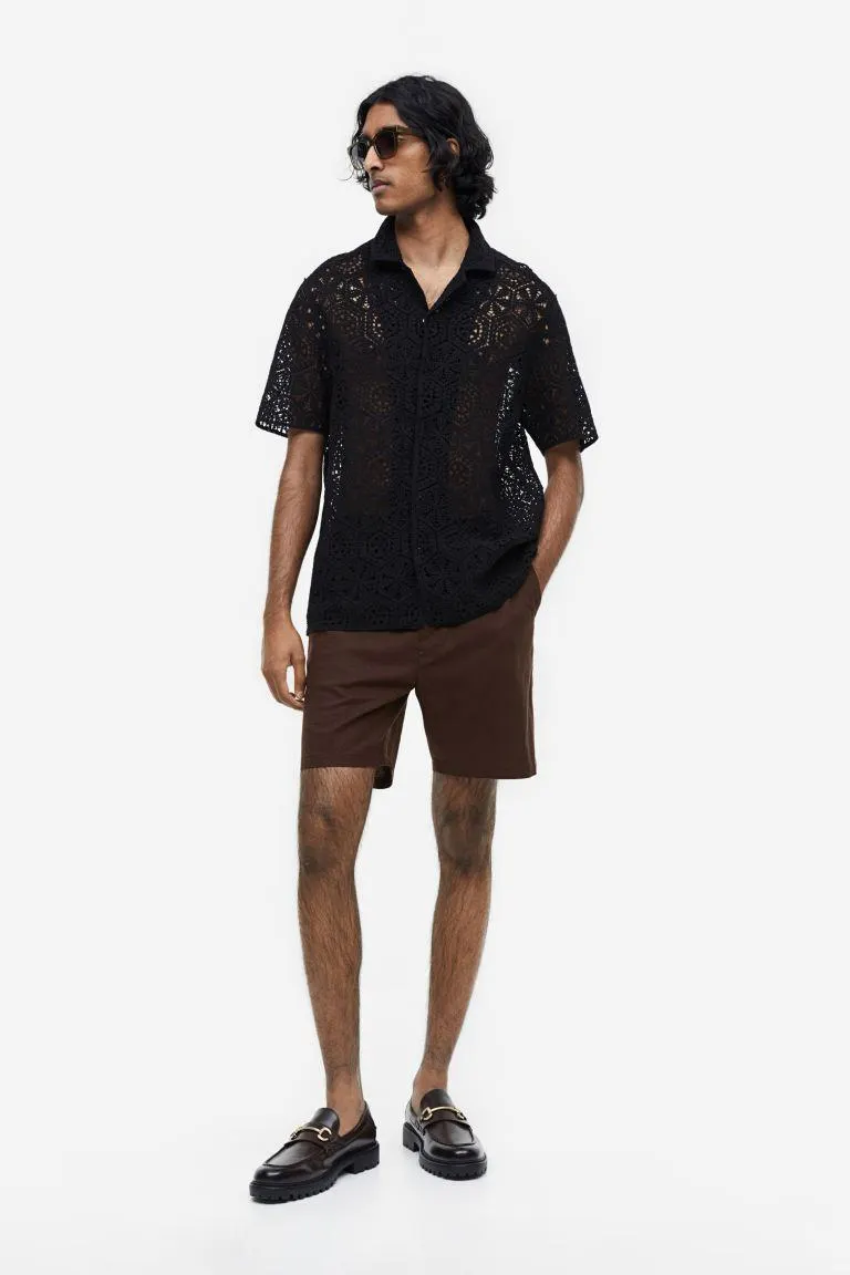 Regular Fit Shorts i linmiks