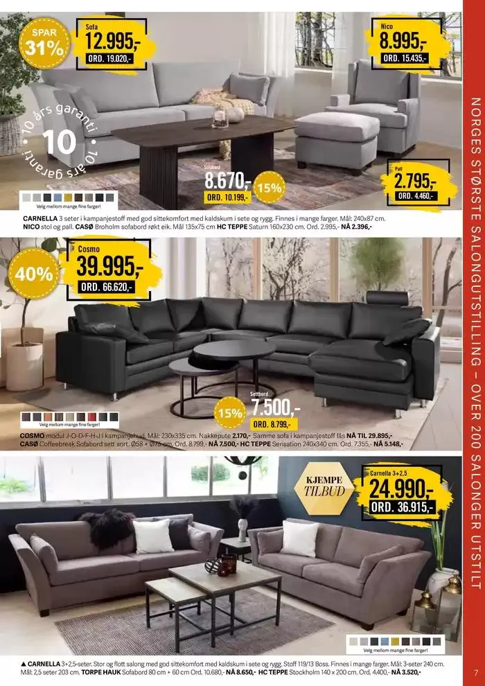 Gratis frakt og montering fra 28. februar til 14. mars 2025 - kundeavisside 7