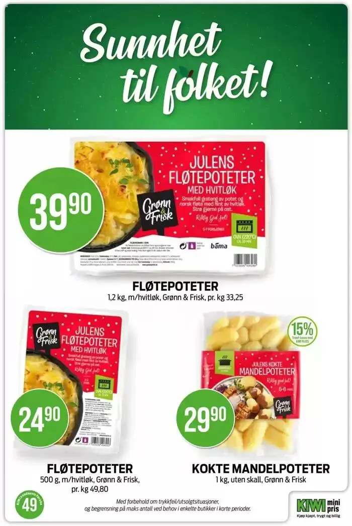 Kiwi Kundeavis fra 2. desember til 8. desember 2024 - kundeavisside 10