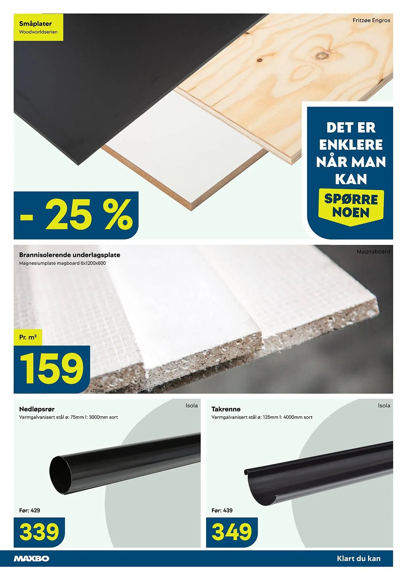 Maxbo kundeavis fra 9. mars til 7. april 2026 - kundeavisside 16