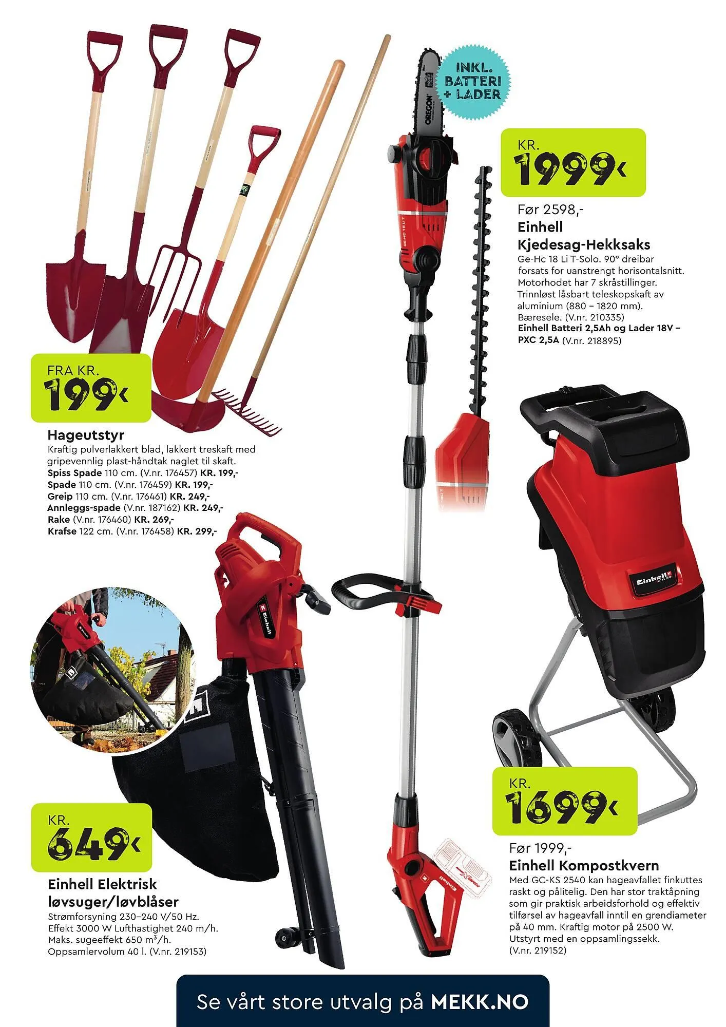 Mekk kundeavis fra 2. mars til 22. mars 2026 - kundeavisside 9