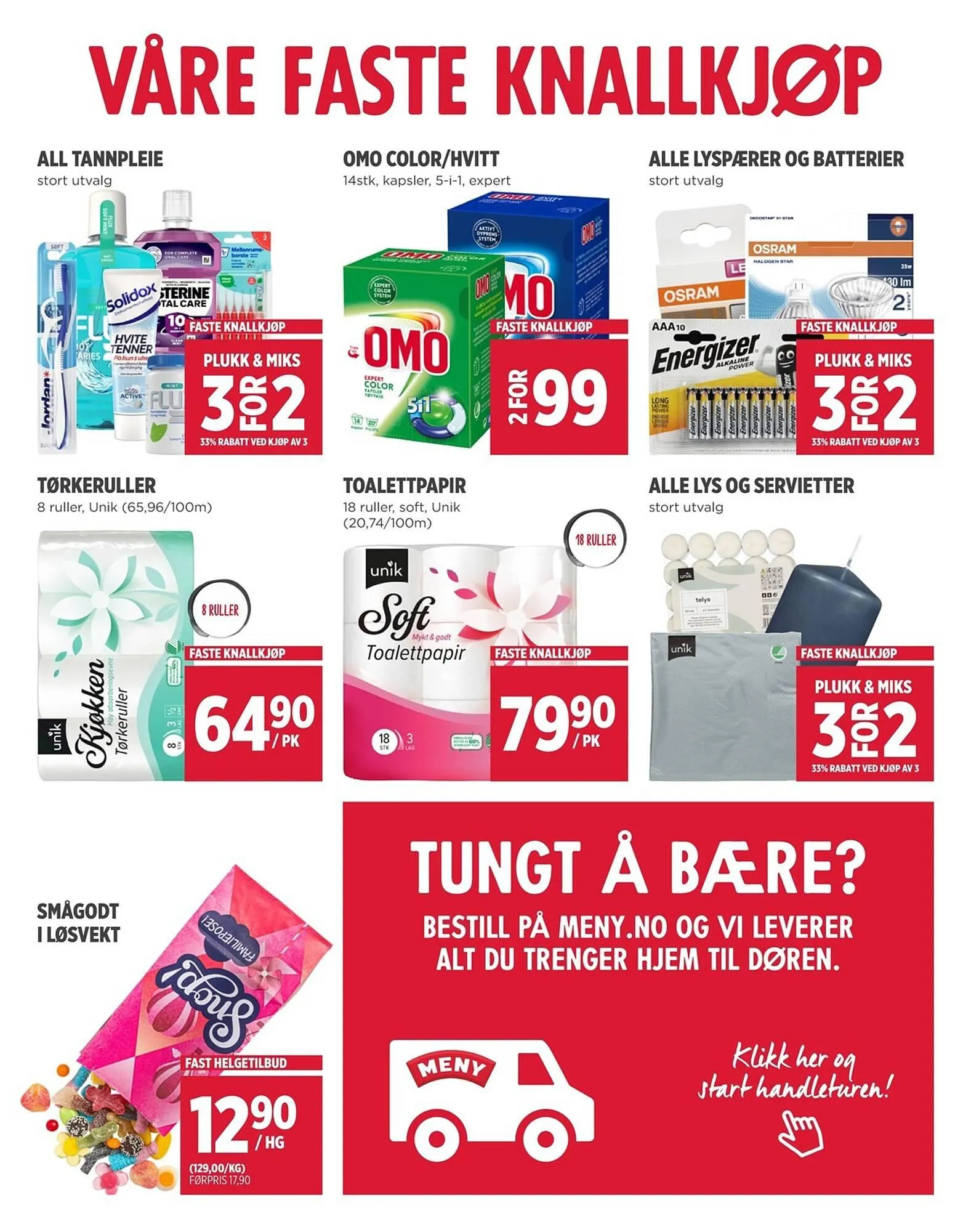 Meny kundeavis fra 2. februar til 7. februar 2026 - kundeavisside 9