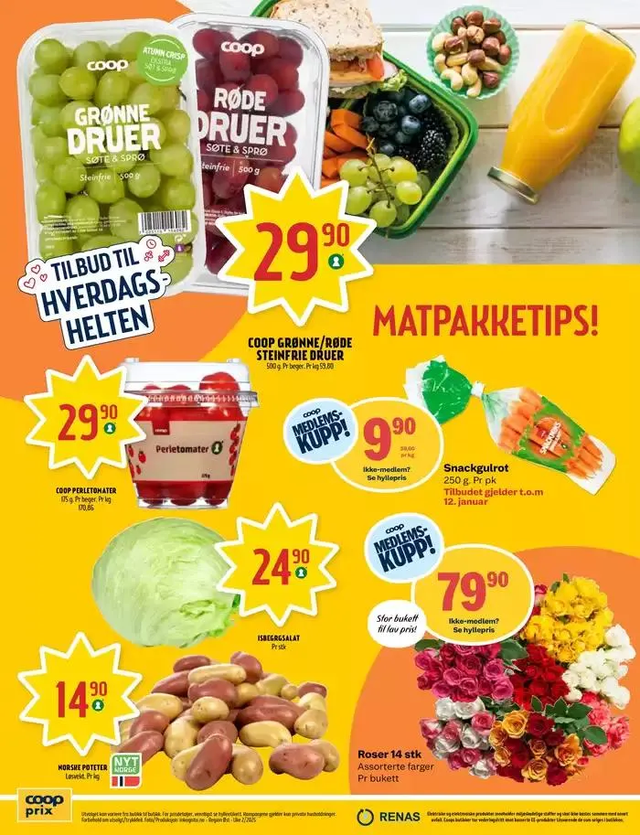 Coop Prix Kundeavis fra 6. januar til 19. januar 2025 - kundeavisside 8