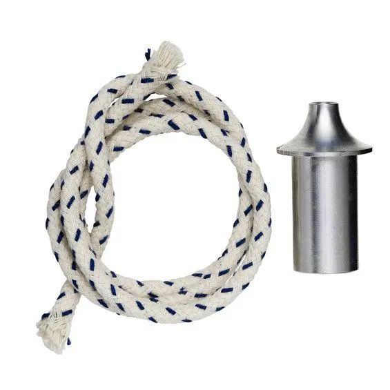 Lysveke, oljelampeveke til oljelamper og lignende – 50 cm lang, 4 mm i diameter