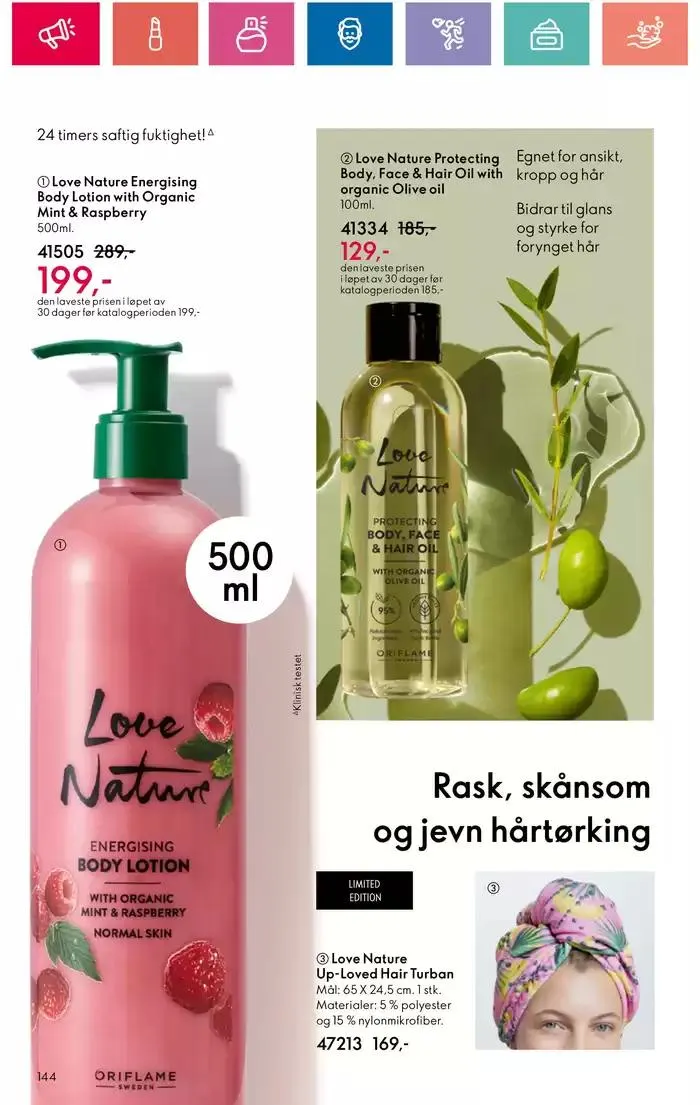 ORIFLAME Kundeavis fra 26. oktober til 9. november 2024 - kundeavisside 144