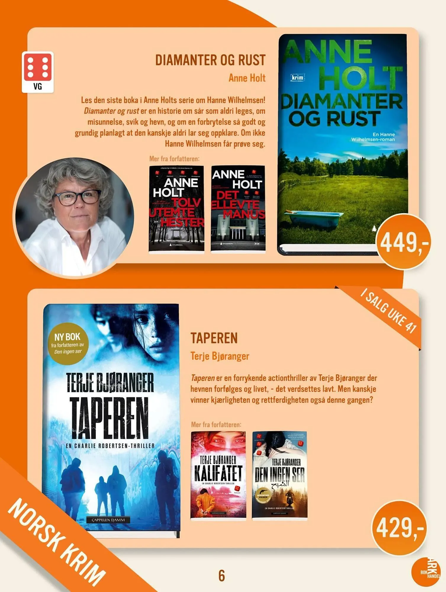 Ark Bokhandel kundeavis fra 1. oktober til 31. oktober 2025 - kundeavisside 6