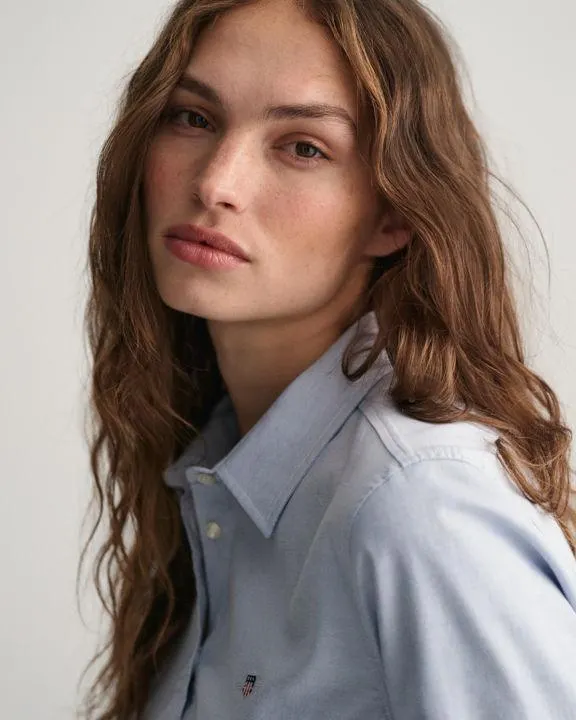 Oxfordskjorte med stretch i slim fit