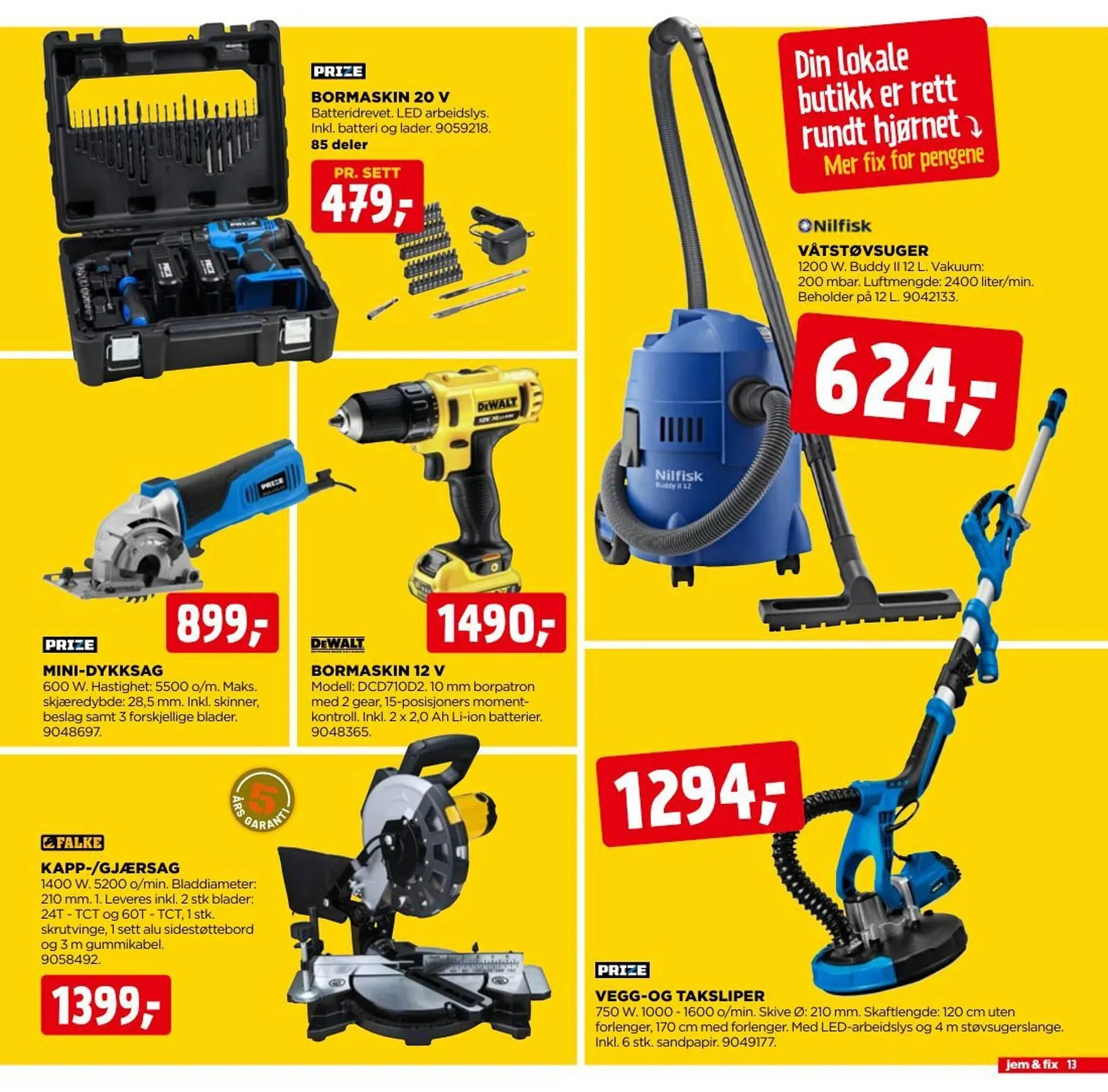 jem & fix Kundeavis fra 9. mars til 15. mars 2025 - kundeavisside 13