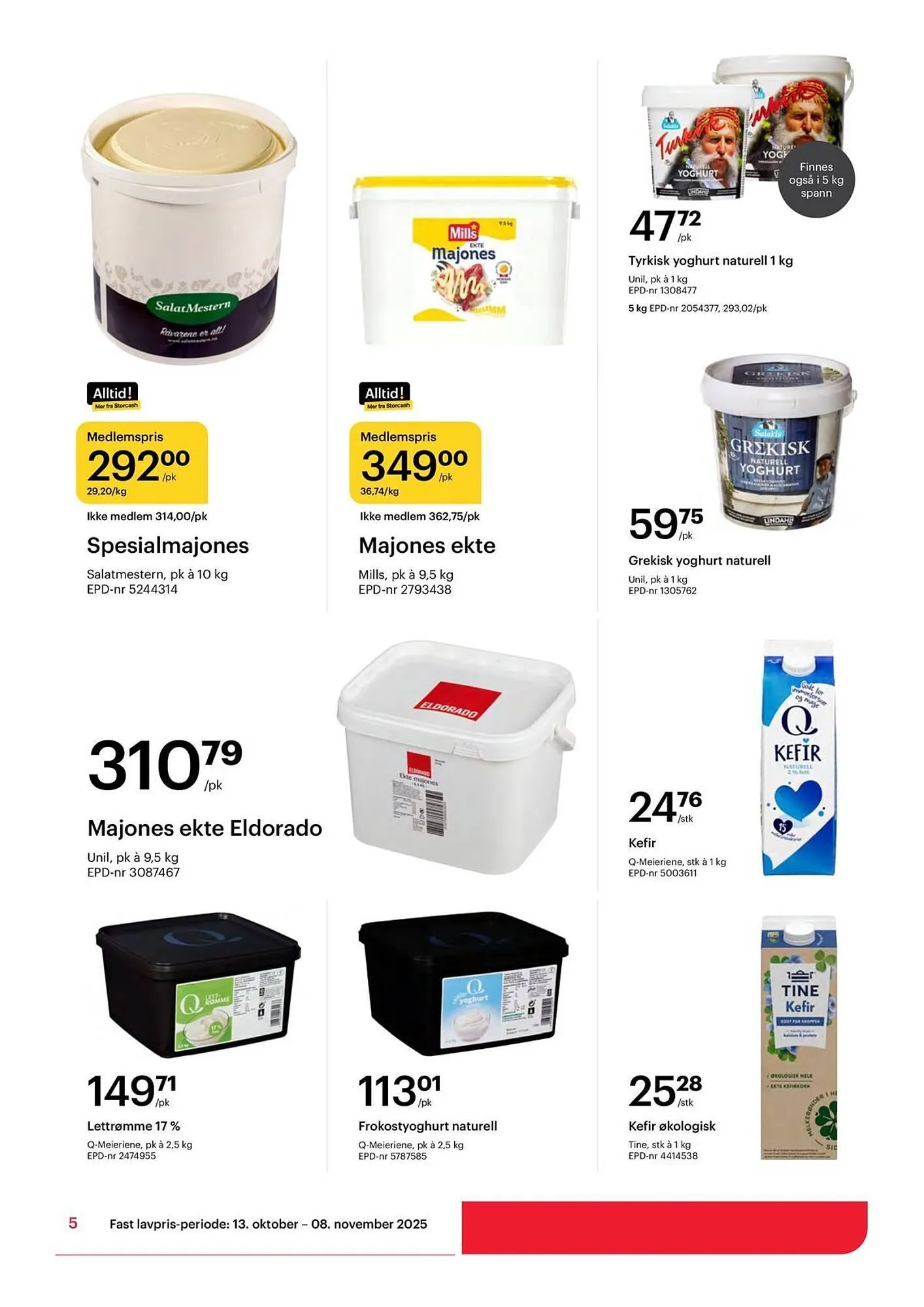 Storcash kundeavis fra 13. oktober til 8. november 2025 - kundeavisside 5