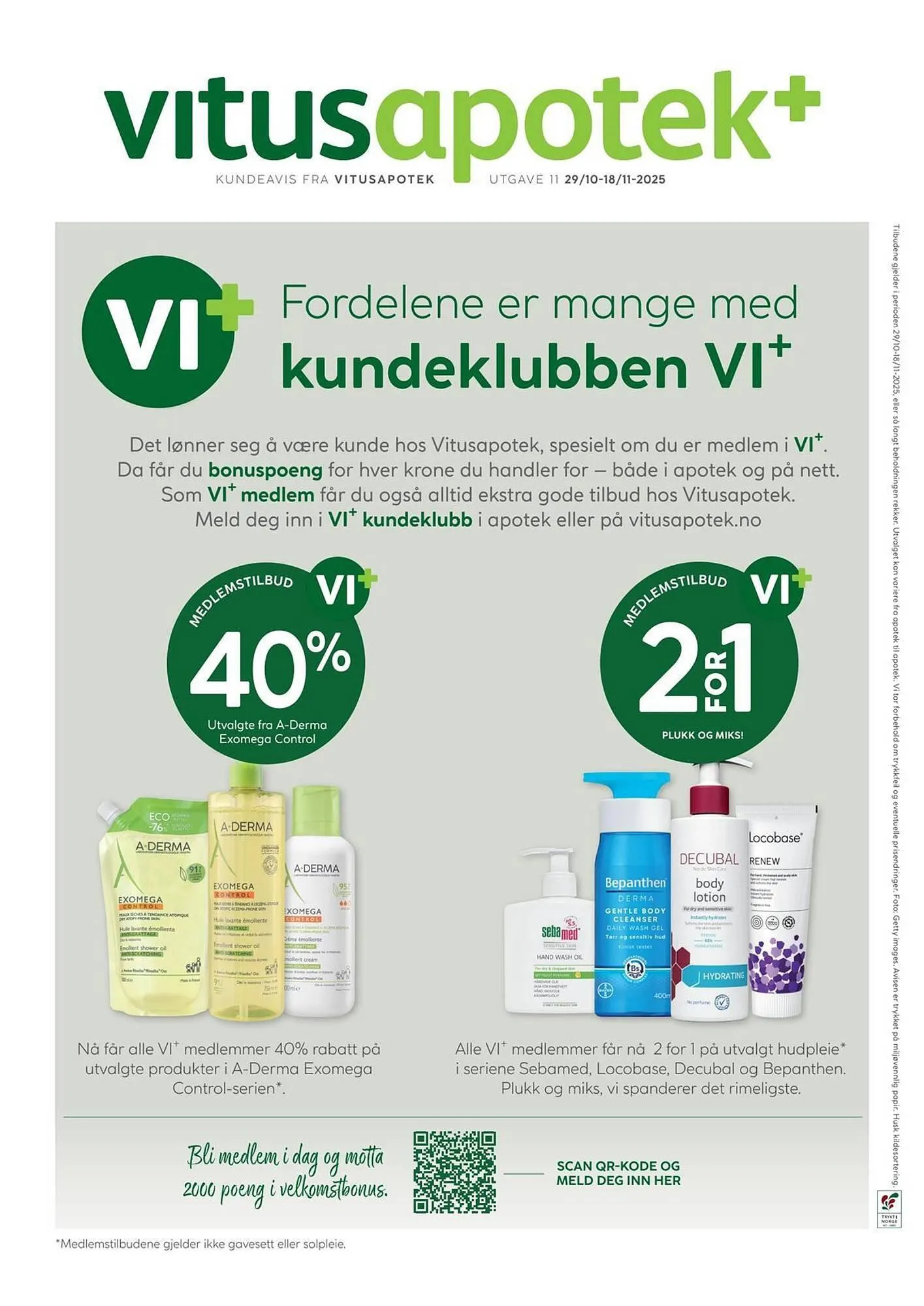 Vitusapotek kundeavis fra 29. oktober til 8. november 2025 - kundeavisside 8