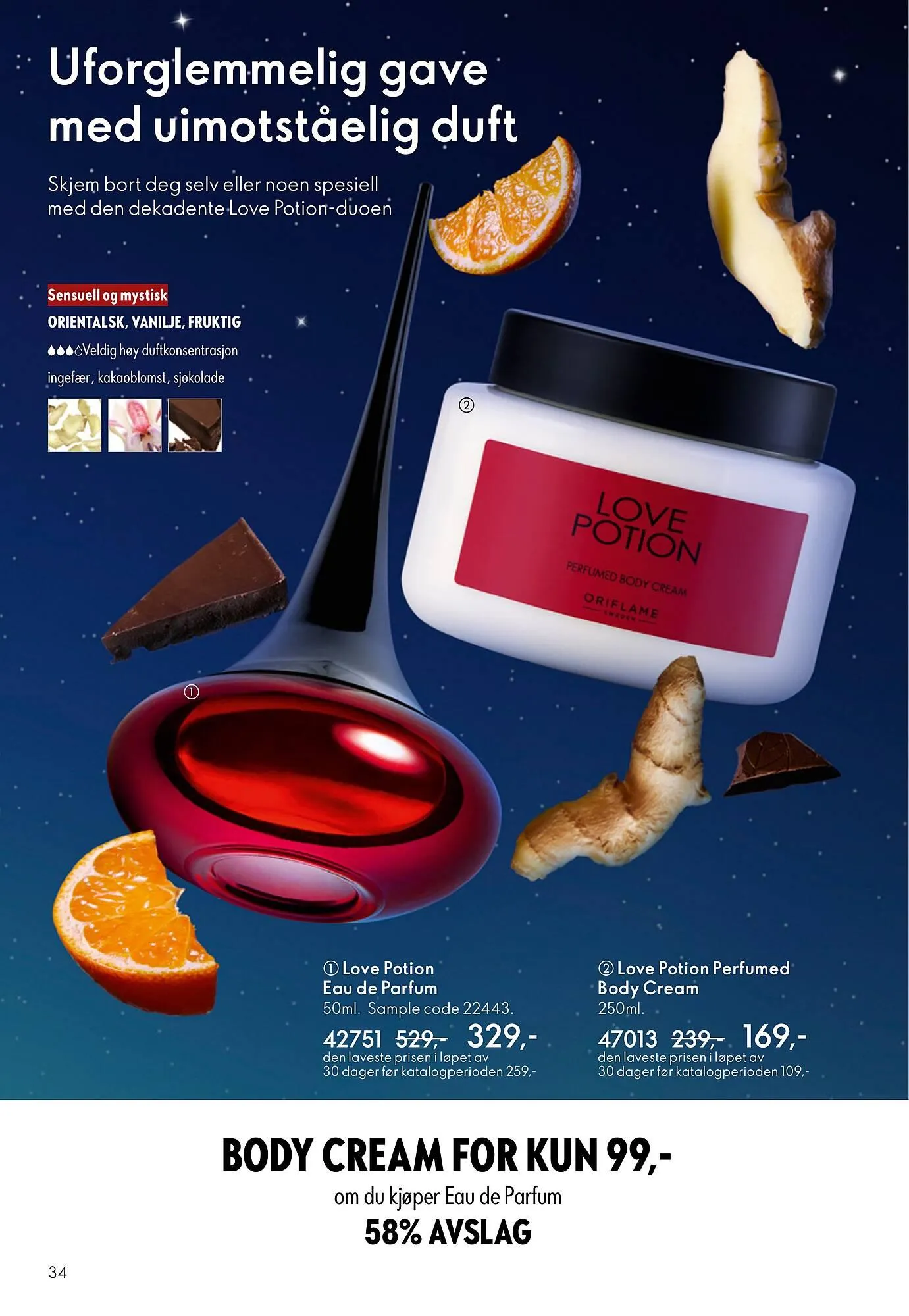 Oriflame katalog fra 10. desember til 30. desember 2025 - kundeavisside 34