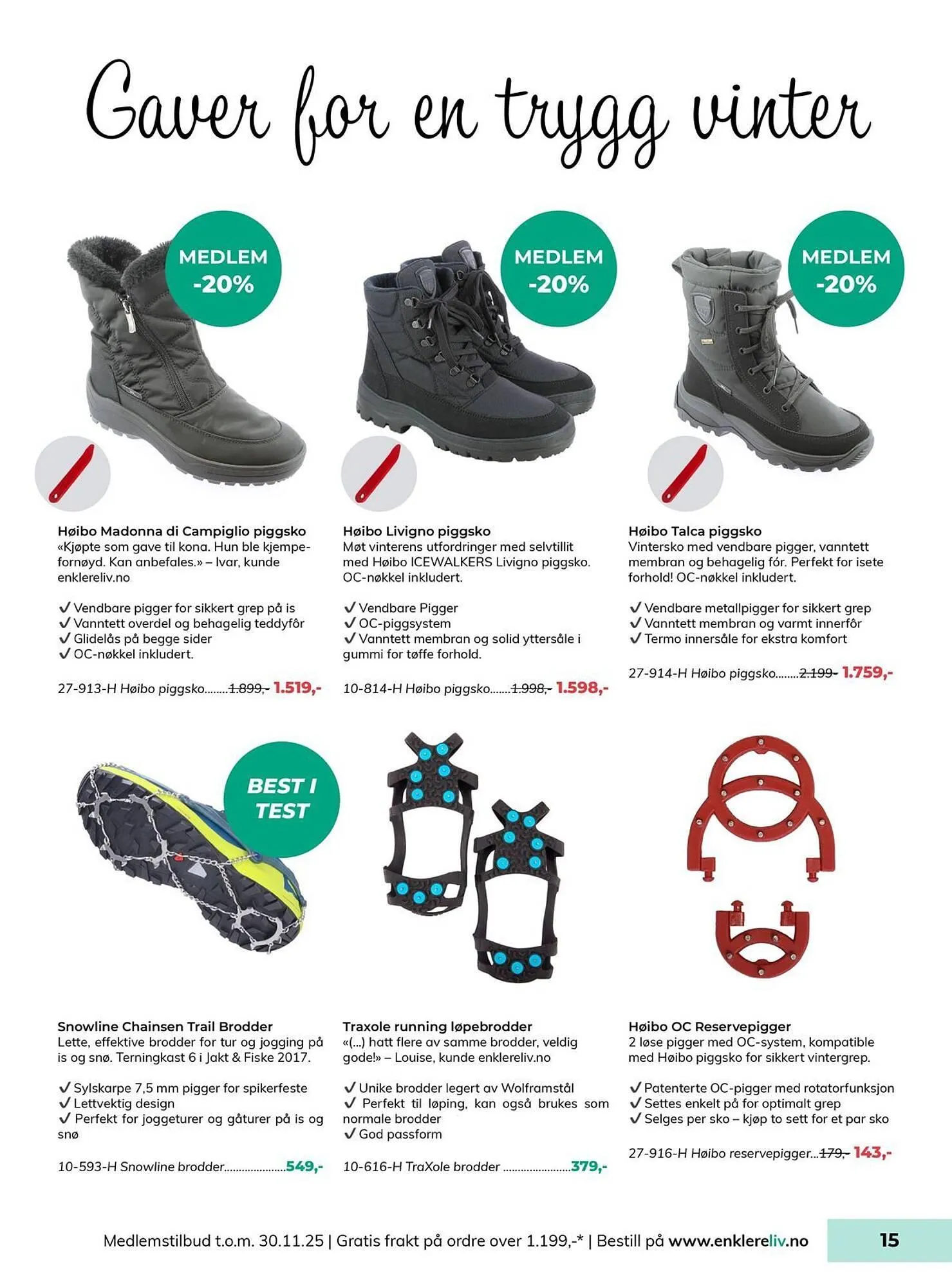 Enklere Liv kundeavis fra 5. november til 30. november 2025 - kundeavisside 15
