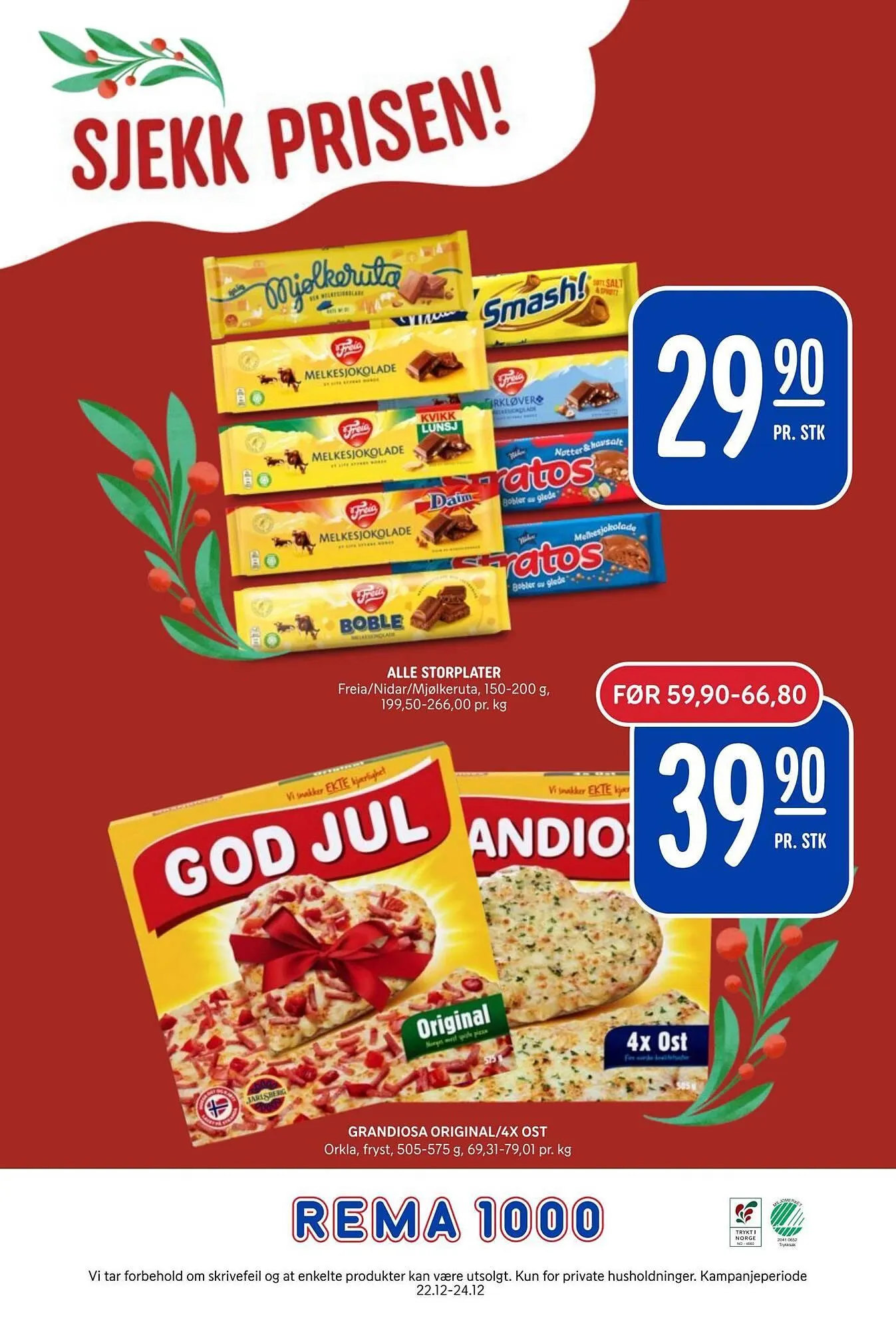 Rema 1000 kundeavis fra 22. desember til 24. desember 2025 - kundeavisside 34
