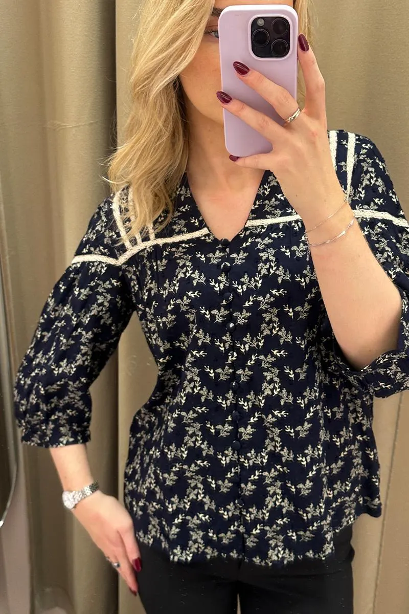 IRJeanne Shirt Maritime Blue