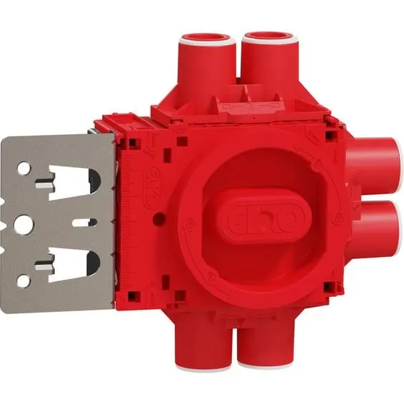 Veggboks lav ring 6-løp stender Elko Flexi+