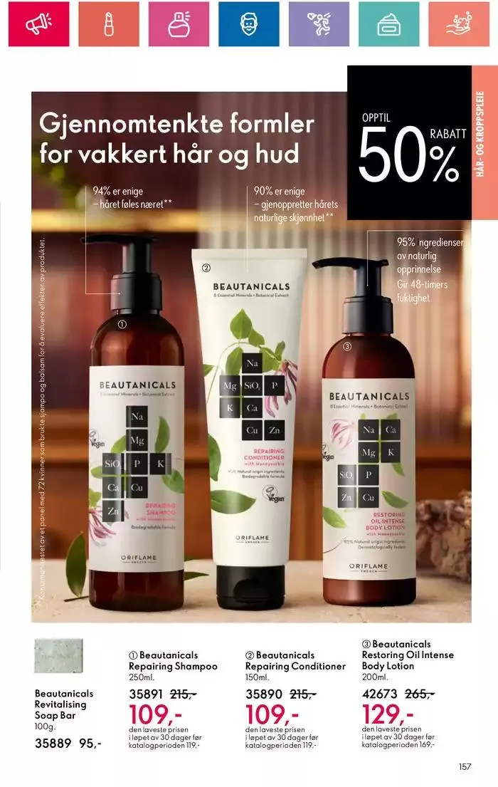 ORIFLAME Kundeavis fra 26. oktober til 9. november 2024 - kundeavisside 157