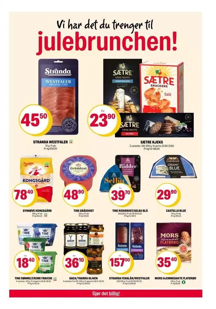 Flotte rabatter på utvalgte produkter fra 25. november til 1. desember 2024 - kundeavisside 21