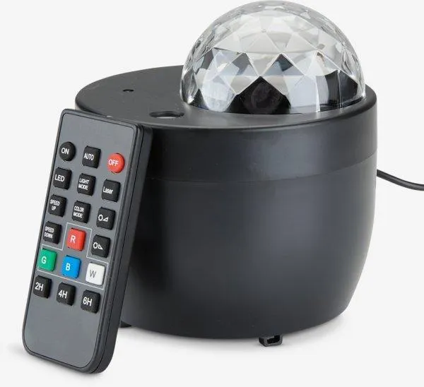 Stjernelampe KARLO m/flerfarget LED