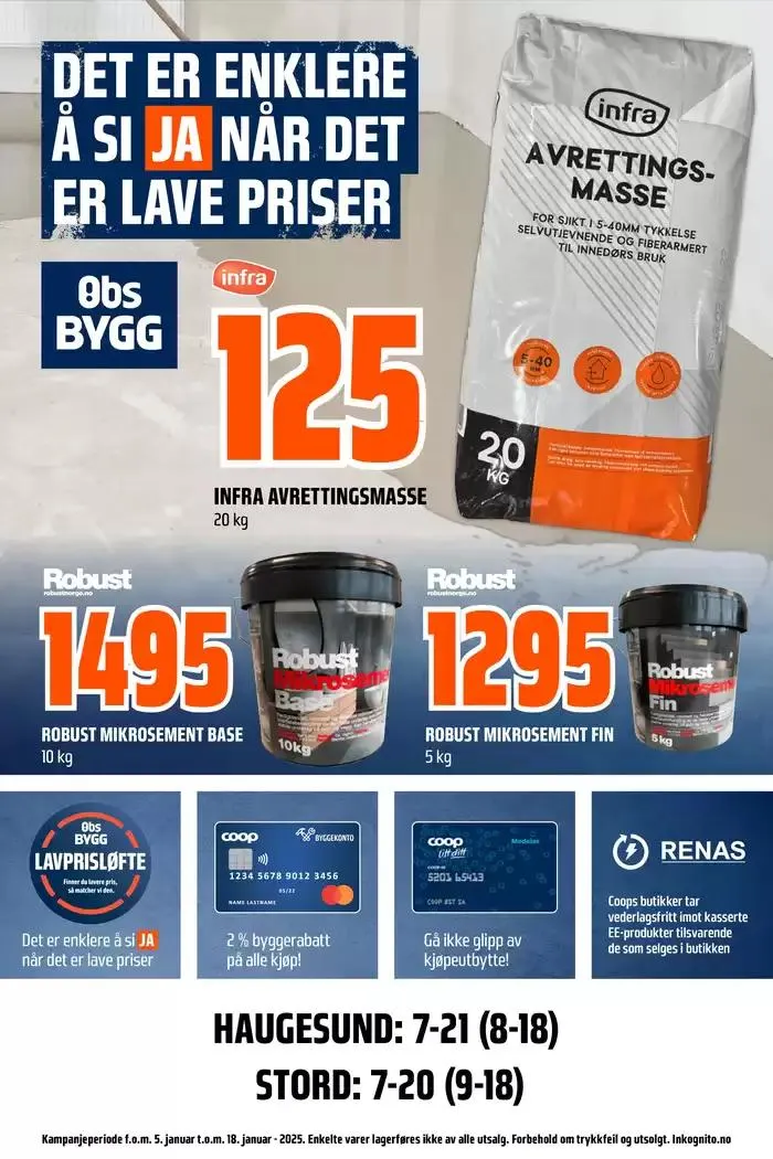 Topptilbud for smarte sparere fra 5. januar til 12. januar 2025 - kundeavisside 17