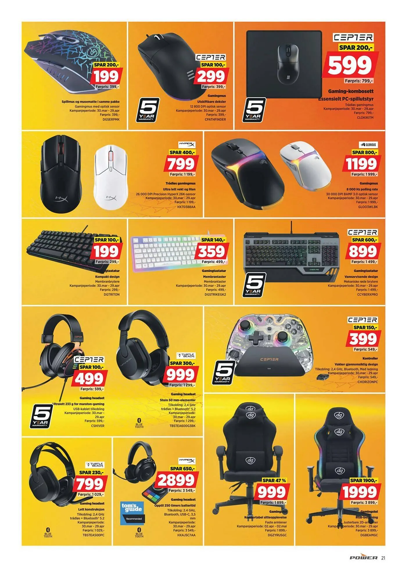 POWER kundeavis fra 20. april til 27. april 2026 - kundeavisside 21