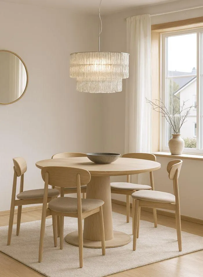 Abelone taklampe Ø47 - klar/sølv