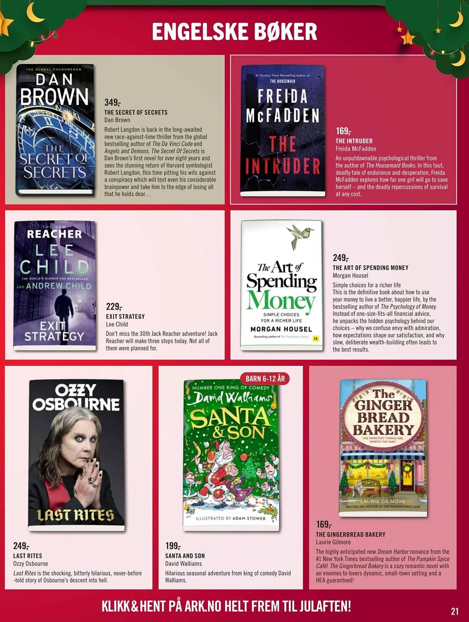Ark Bokhandel kundeavis fra 1. desember til 25. desember 2025 - kundeavisside 21