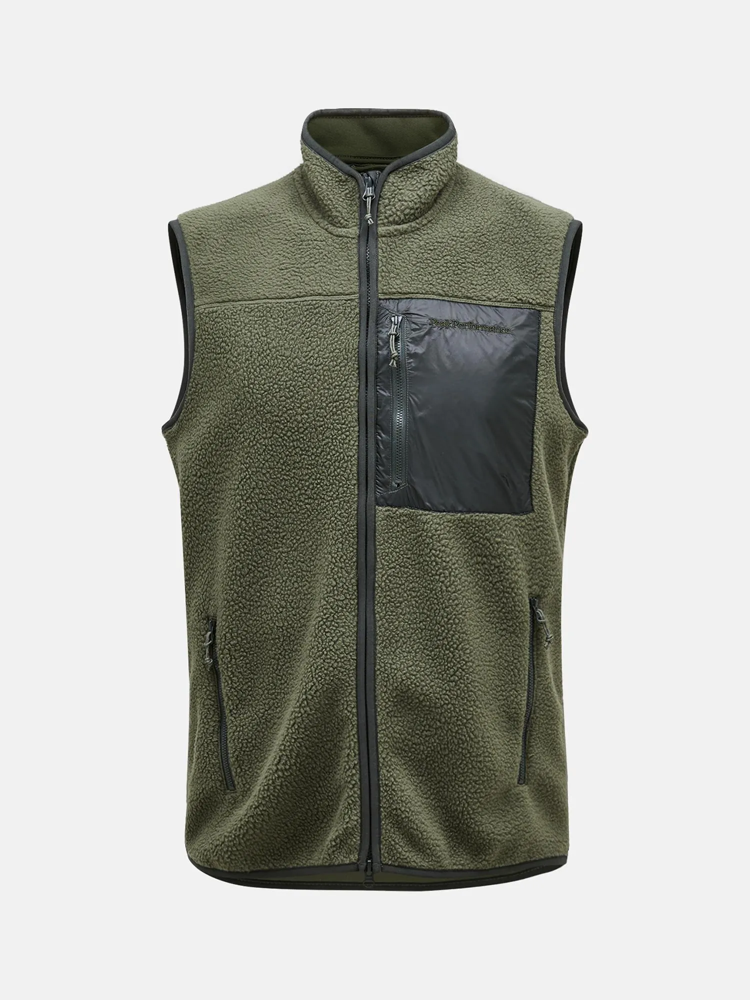 Pile Zip Vest Men