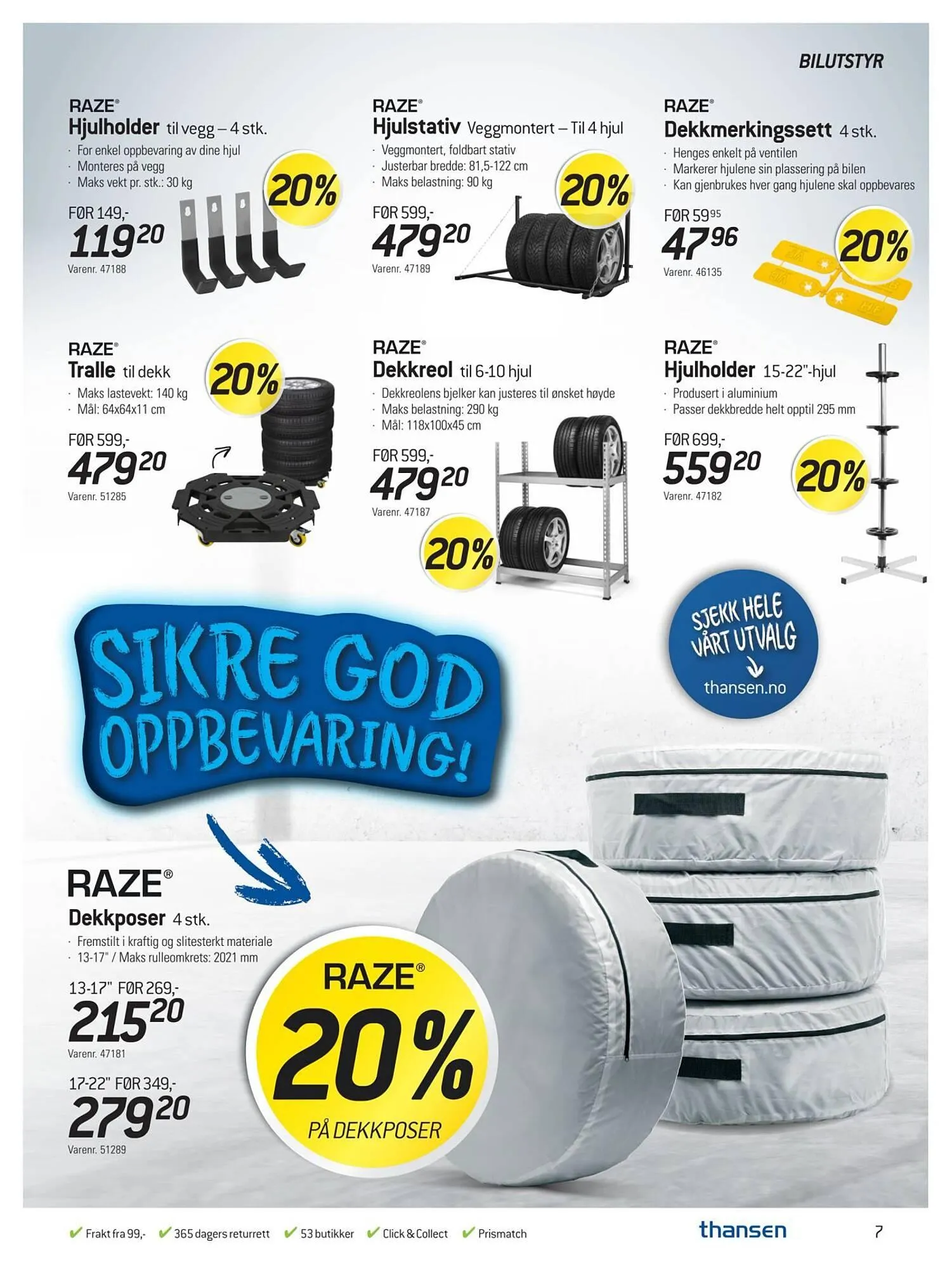 Thansen kundeavis fra 20. mars til 23. april 2026 - kundeavisside 7