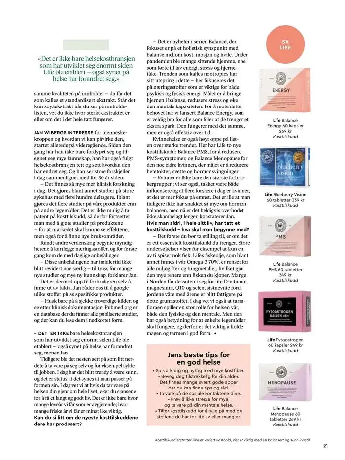 Live Life fra 14. november til 24. desember 2024 - kundeavisside 21