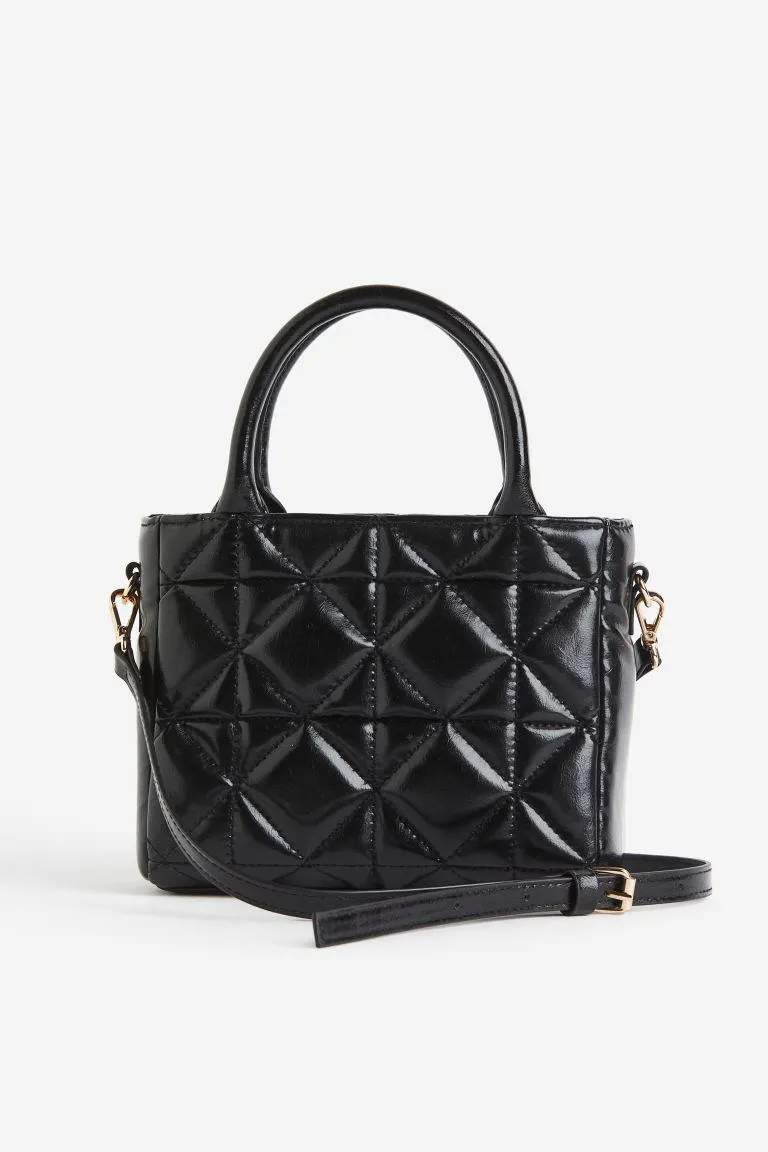 Quiltet crossbodyveske