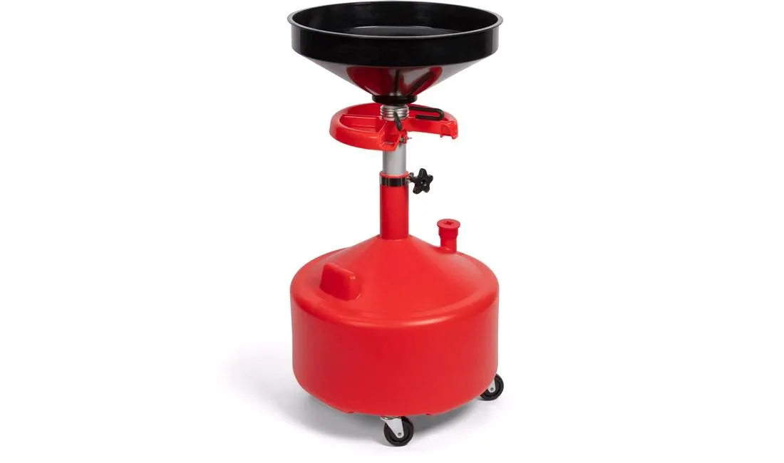 Mobil oljeoppsamler 30L høydejusterbar