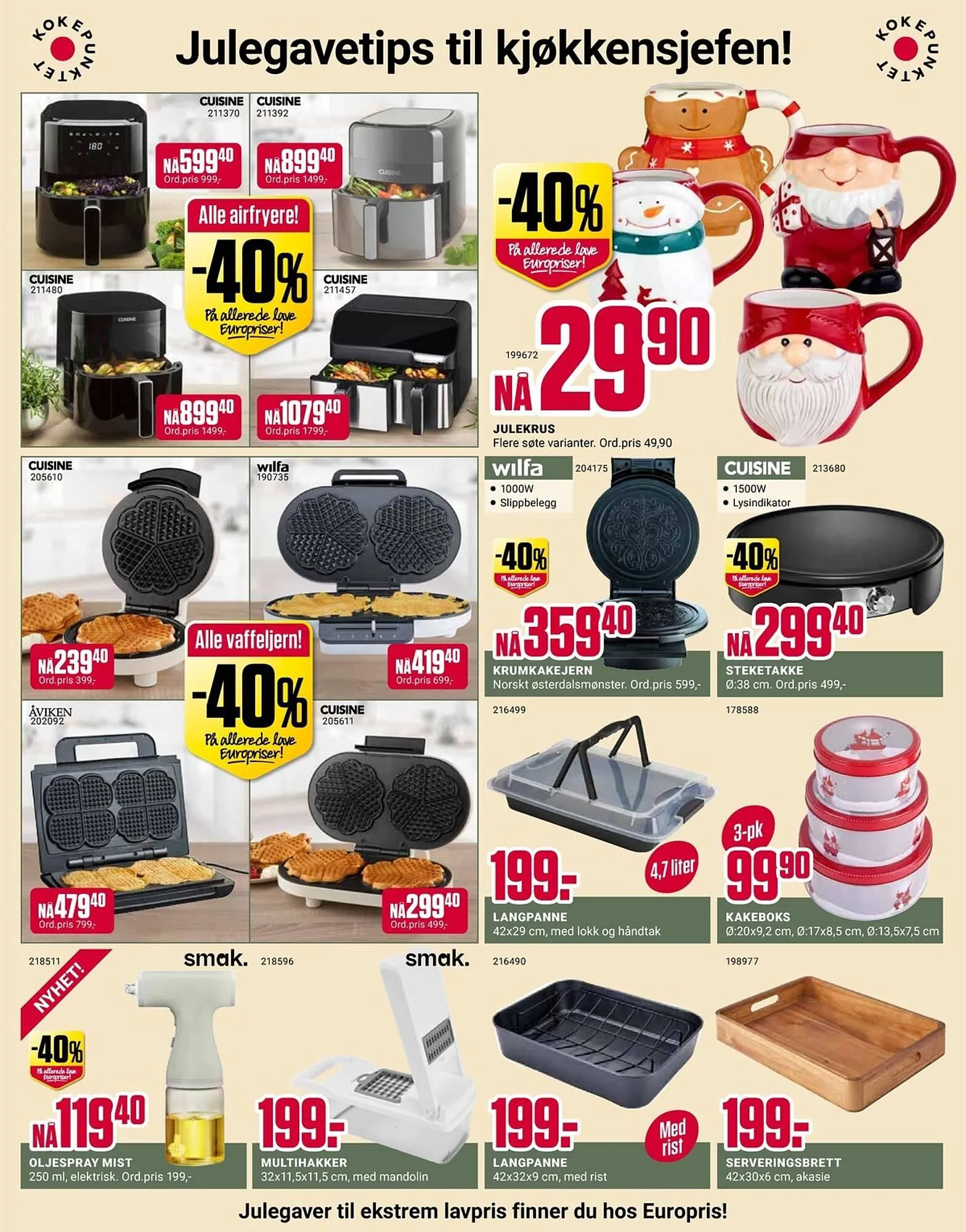 Europris kundeavis fra 1. desember til 7. desember 2025 - kundeavisside 5