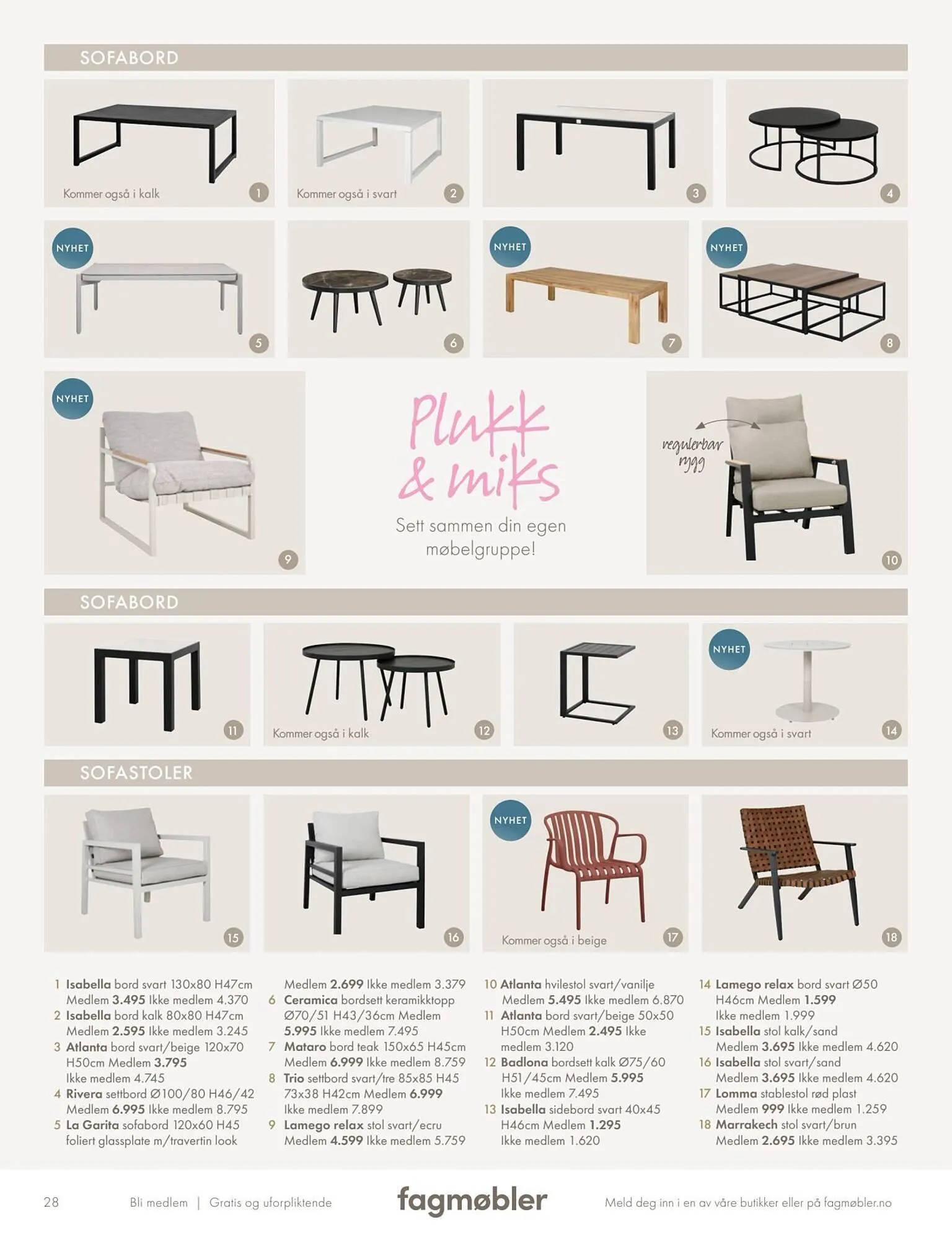 Fagmøbler kundeavis fra 1. april til 1. mai 2026 - kundeavisside 44