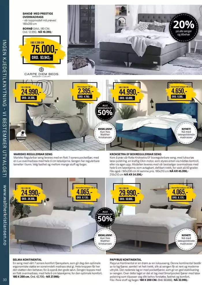 Gratis frakt og montering fra 8. januar til 28. februar 2025 - kundeavisside 30