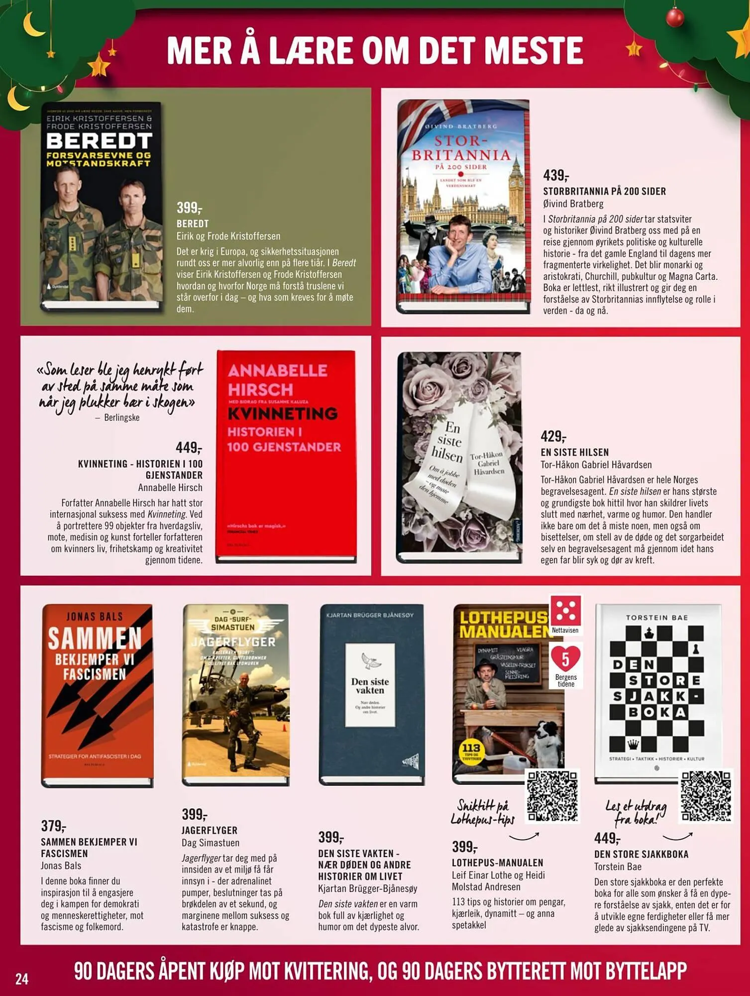 Ark Bokhandel kundeavis fra 1. desember til 25. desember 2025 - kundeavisside 24